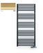 Полотенцесушитель электрический Terma Alex One 1140x500 WWALN114050KBRAE8P, Золотой