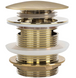 Донний клапан для ванни Rea click-clack brushed gold REA-W2005