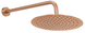 Душова система Rea Lungo brushed copper + BOX прихованого монтажу REA-P8809, Теплый закат