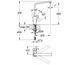 Змішувач для кухні Grohe Eurocube 31255000
