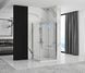 Душевая кабина Rea Molier 90x80 chrome REA-K8535 + REA-K6367, Хром, Универсальная, прозрачный, хром