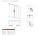 Шторка для ванни Radaway Idea PN DWD 160 10004160-01-01