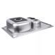 Кухонна мийка 780x500x180 мм + сифон Wezer 7850(08) Satin, Satin