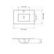 Умывальник VBI Mortara 70 white врезной VBI-018041, Белый