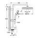 Душевая система Grohe QuickFix Vitalio Comfort 250 Cube 26698001, Хром
