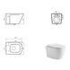 Унітаз підвісний Devit Up 3020120 з сидінням Soft Close, Білий