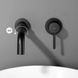 Змішувач для умивальника Rea Lungo Long+Box прихованого монтажу black matt REA-B0371, Черный матовый