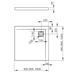 Душевой поддон Radaway Argos C 90x90 4AC99-01