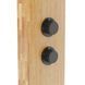 Душевая панель Corsan Bali bamboo black с термостатом B231TBL, Дуб