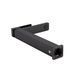Смеситель для умывальника Qtap Gemini высокий QTGEM269GMB45680 Gunmetal Black PVD, Шлифованный черный хром