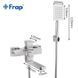Смеситель для ванны нержавейка короткий гусак &Oslash;35 Frap 1/8 F32802 (H802), Нержавеющая сталь