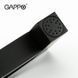 Набор гигиенического душа скрытого монтажа Gappo черный G7207-6 1/8, Черный матовый