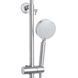 Душевая стойка универсальная Lidz Aria 1120 на два потребителя LDARI1120NKS46112 Nickel, Нержавеющая сталь