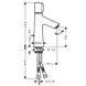 Смеситель для раковины Hansgrohe Talis Select S EcoSmart 72042000