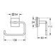 Тримач туалетного паперу Grohe QuickFix Start Cube 40978000, Хром