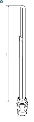 ТЕН для рушникосушки Terma Split 0,6 кВт WETS106K---D (600W) WETS106K---D (600W)