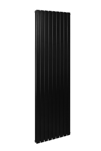 Дизайнерский радиатор Betatherm Blende 2 H-1800 мм, L-504 мм с нижним подключением B2V 2180/09 9005М 99, Черный матовый