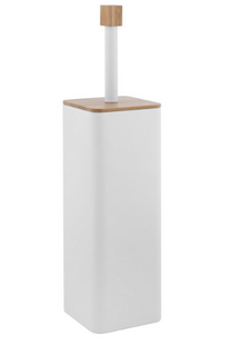 Ёршик для унитаза Yoka Amba White Bamboo PD.AMBA-WHT, Белый матовый