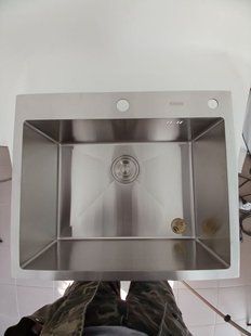 Кухонная мойка нержавейка 60x50 Platinum Handmade (сифон круглый, 3,0/0,8), Нержавеющая сталь