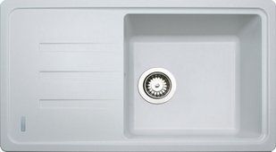 Кухонная мойка Adamant Slim Long 780x435x200 белый 381223, Белый