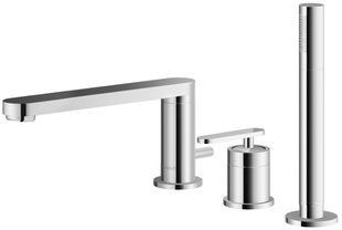 Змішувач на борт ванни Kohlman Boxine chrome QB241B, Хром
