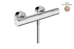 Термостат для душу Hansgrohe Ecostat Element brushed bronze 13346140, Бронза