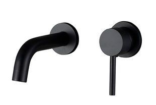 Змішувач для раковини VBI Milano black прихованого монтажу VBI-050102BL, Черный матовый