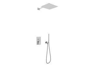 Душова система Kohlman Saxo 35 chrome + BOX прихованого монтажу QW210SQ35, Хром