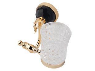 Стакан для зубных щеток Kugu Diamond 1106G, Золотой