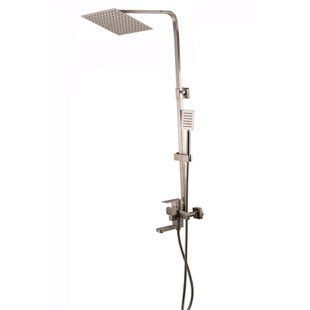 Душевая система Globus Lux Sicilia VAN-SBQ-SH-02, Зеленый матовый