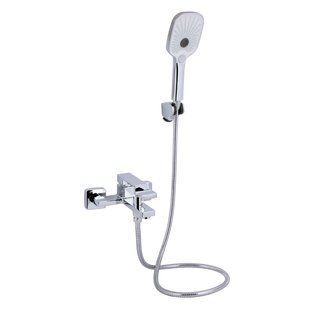 Змішувач для ванни Qtap Gemini (з душовим гарнітуром) QTGEM259CRM45681 Chrome, Хром