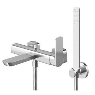 Смеситель для ванны Kohlman Foxal chrome настенный KPL-QW110F, Хром
