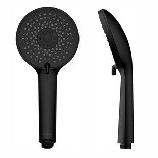 Ручний душ Imprese 110 мм, 4 режими black matt f03600110BE, Черный матовый