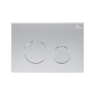 Клавиша смыва Qtap Nest QT0111M11111SAT, Хром матовый