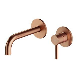 Смеситель для умывальника скрытого монтажа Omnires Y brushed copper Y1215HCPB, Золотой