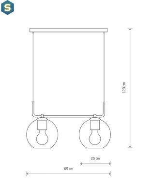 Люстра Nowodvorski 9363 Monaco E27 2x60W IP20 Bl