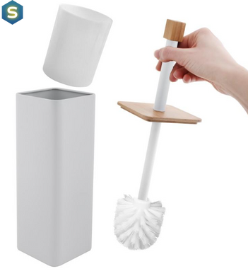 Йоршик для унітазу Yoka Amba White Bamboo PD.AMBA-WHT, Белый матовый