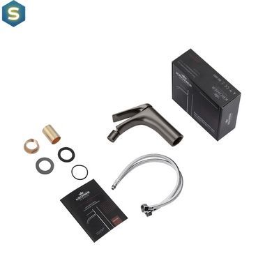 Смеситель для биде Kroner KRP Graz - GRP020, Графит