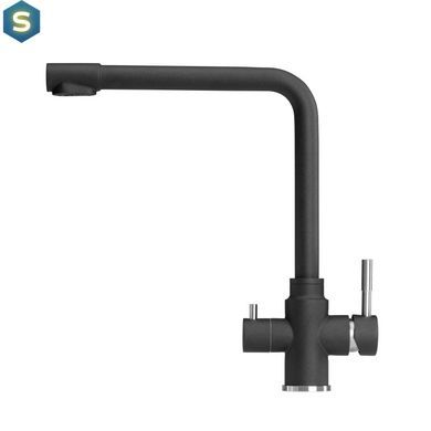 Змішувач для кухні Granado Badalona black shine gz0401