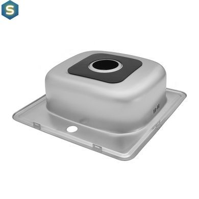 Кухонная мойка Kroner KRP Satin-4848 (0,6 мм) CV022759, Satin