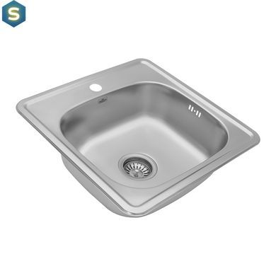 Кухонная мойка Kroner KRP Satin-4848 (0,6 мм) CV022759, Satin