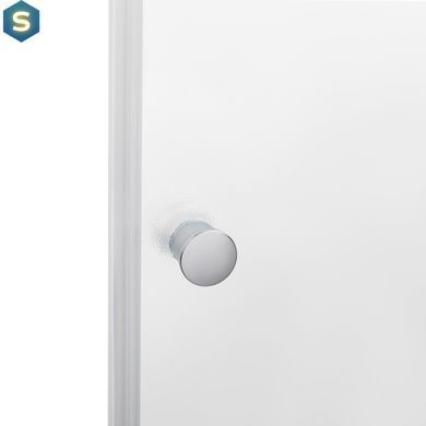 Набор: Qtap душевая кабина Presto CRM1088SP5 Pear 1970x800x800 мм + поддон Tern 308812C 80x80x12 см с сифоном, Хром, Универсальная, матовый