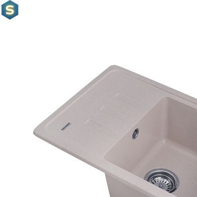Кухонна мийка гранітна Kroner KRP Komposit COL-6243 CV031059, Береза