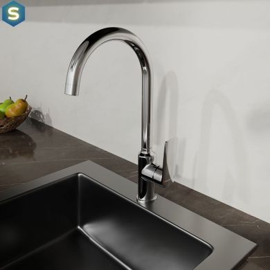 Змішувач для кухні Koller Pool Style C-вилив хром SL0500, Хром