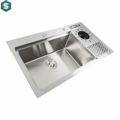 Кухонна мийка нержавійка 78x46 Platinum Handmade, Нержавіюча сталь