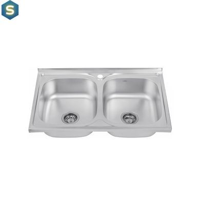 Кухонная мойка Kroner KRP Satin-5080Z (0,8 мм) CV022822, Satin