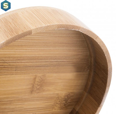 Кошик для сміття Yoka Bin Black Bamboo 3л. для ванної кімнати CH.BIN-BLK, Черный матовый