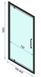 Душова кабіна Rea Rapid Swing 80x80 black REA-K6421 + REA-K6408, Черный матовый, Універсальна, прозорий, чорний матовий