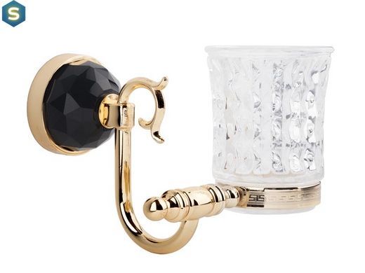 Склянка для зубних щіток Kugu Diamond 1106G, Золотий