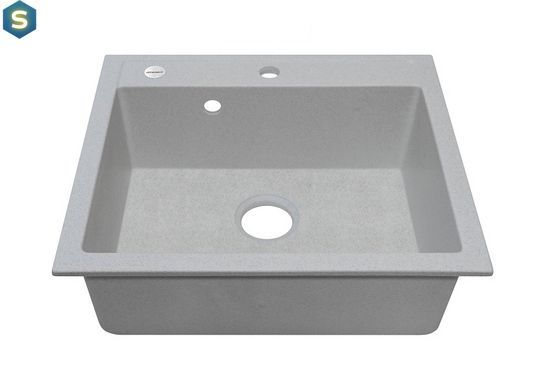 Кухонна мийка Adamant Prizma 590x495x200 old stone 432223, Каппучино